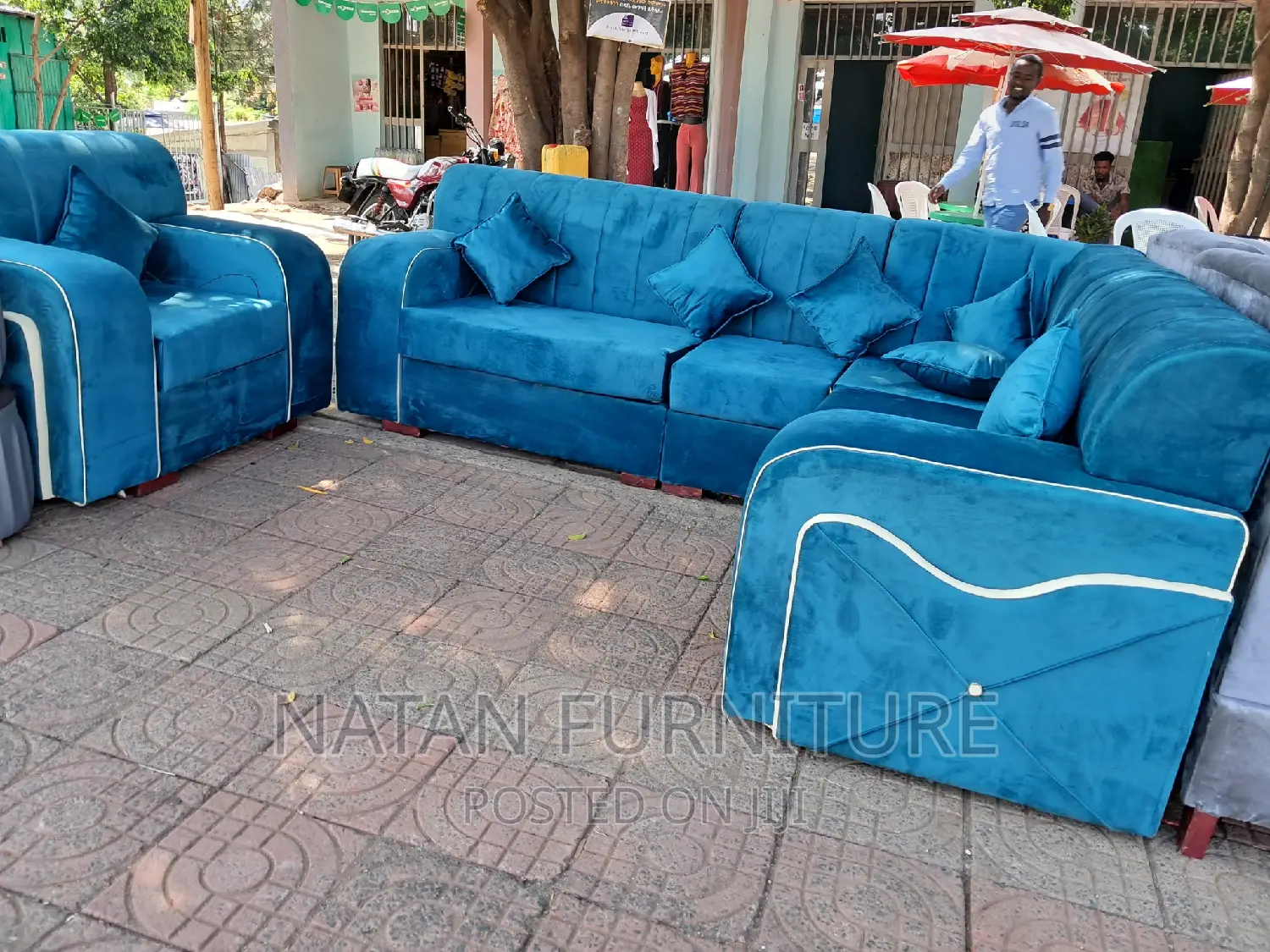 Corner Sofa L-Shaped Withe a Good Quality