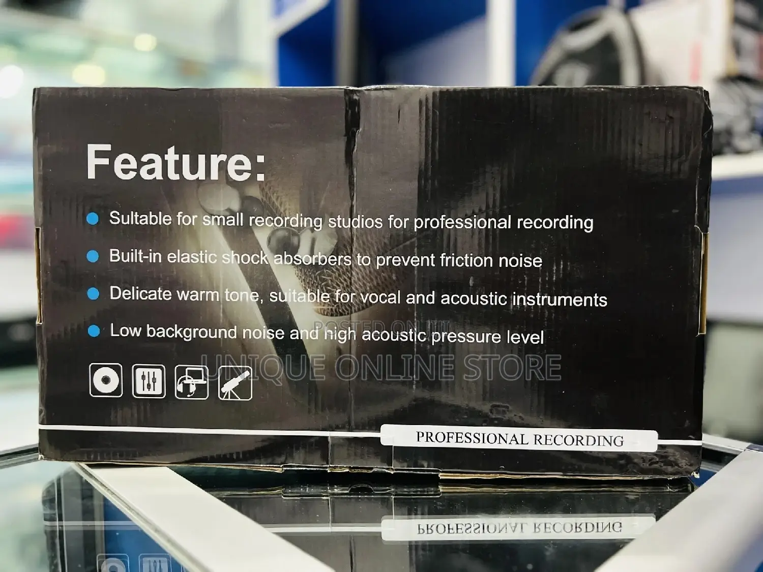 Professional Condenser Microphone With Sound Card