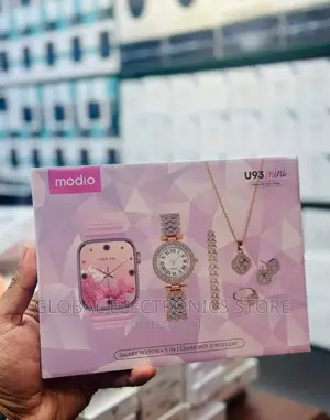 Original Modio Ladies Set (Smart Watch+Combo Jewelry's)