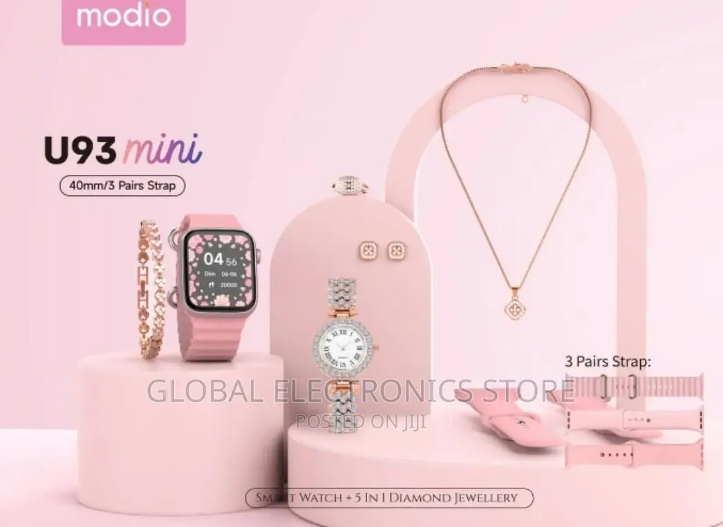 Original Modio Ladies Set (Smart Watch+Combo Jewelry's)