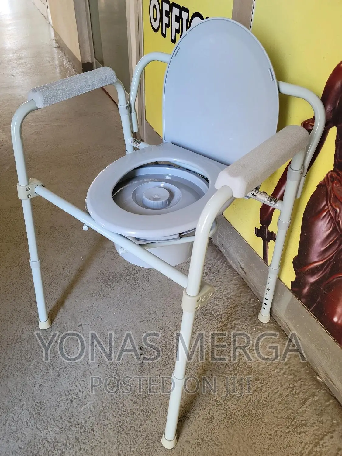 Multi-Purpose Commode Chair:Designed for Toilet,Shower, Use