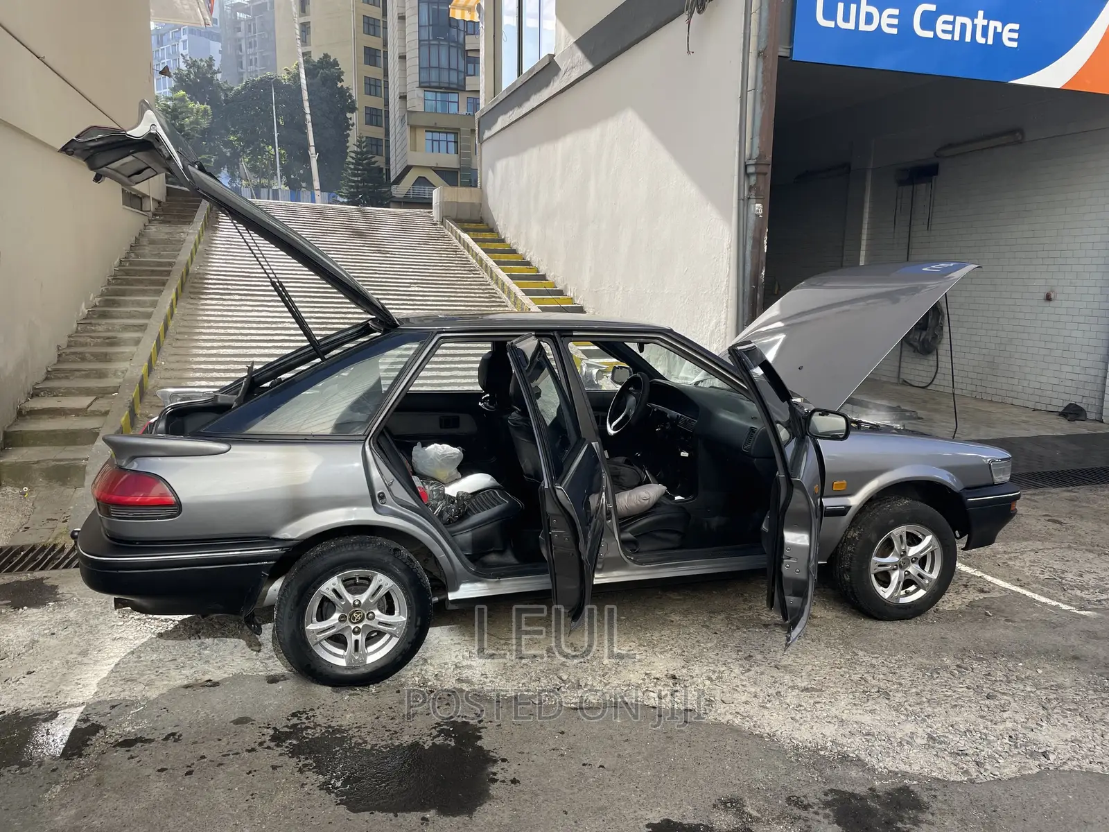 Toyota Corolla Hatchback 1990 Gray