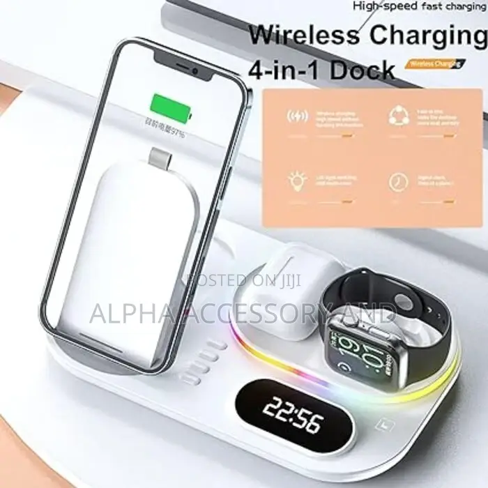 MOXOM 4 in 1 Multifunctional Wireless Charging Station