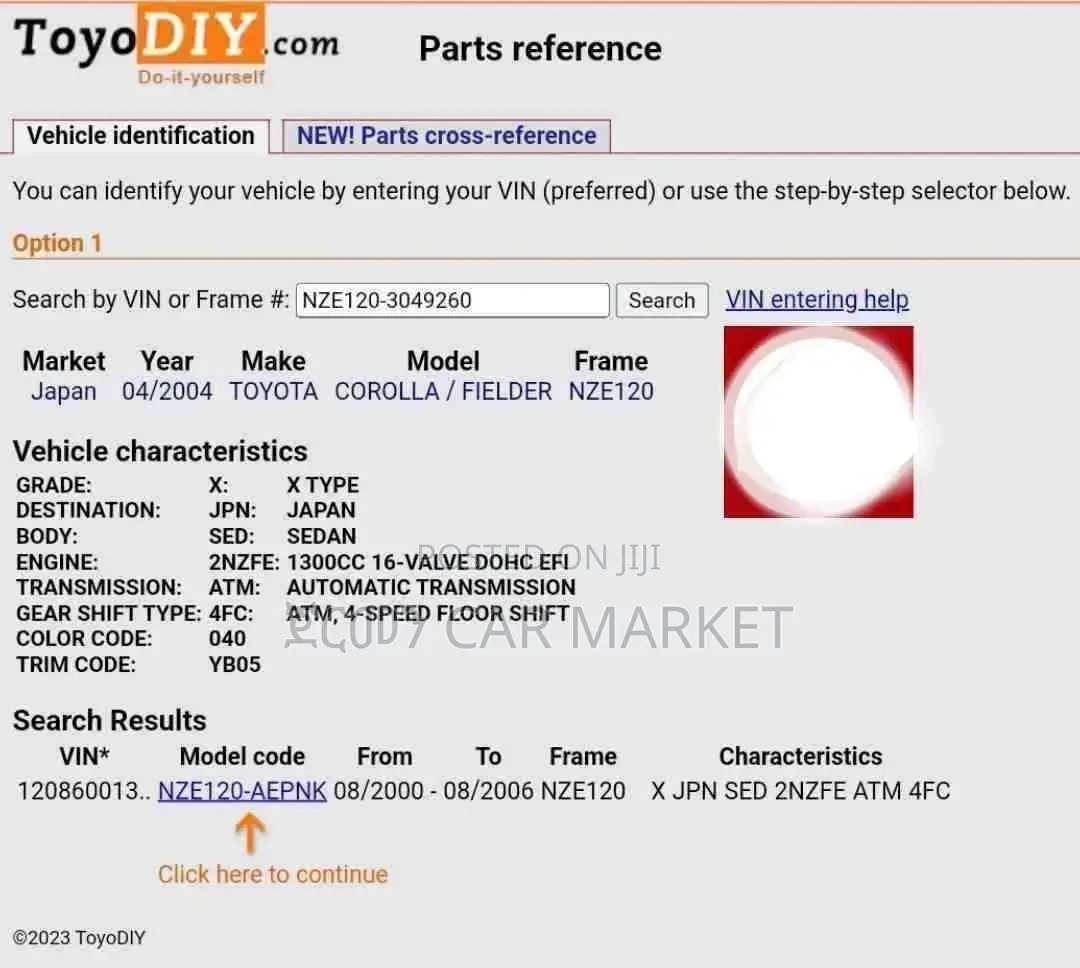 Toyota Corolla 2004 Silver