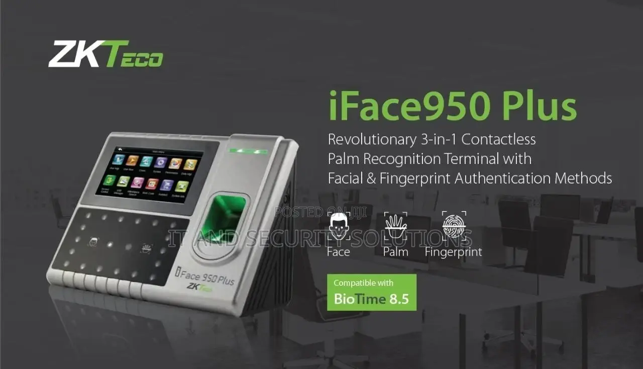 Iface950 Plus - Time Attendance Zkteco