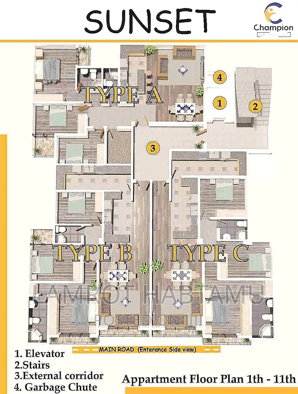 3bdrm Apartment At Lebu Valnero For Sale