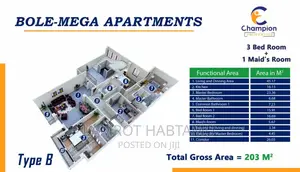 3bdrm Apartment At Bole Mega For Sale