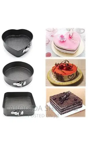 3pcs Non Stick Cake Mould