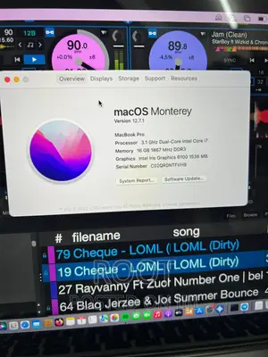 Laptop Apple MacBook Pro 2015 16GB Intel Core I7 SSD 500GB