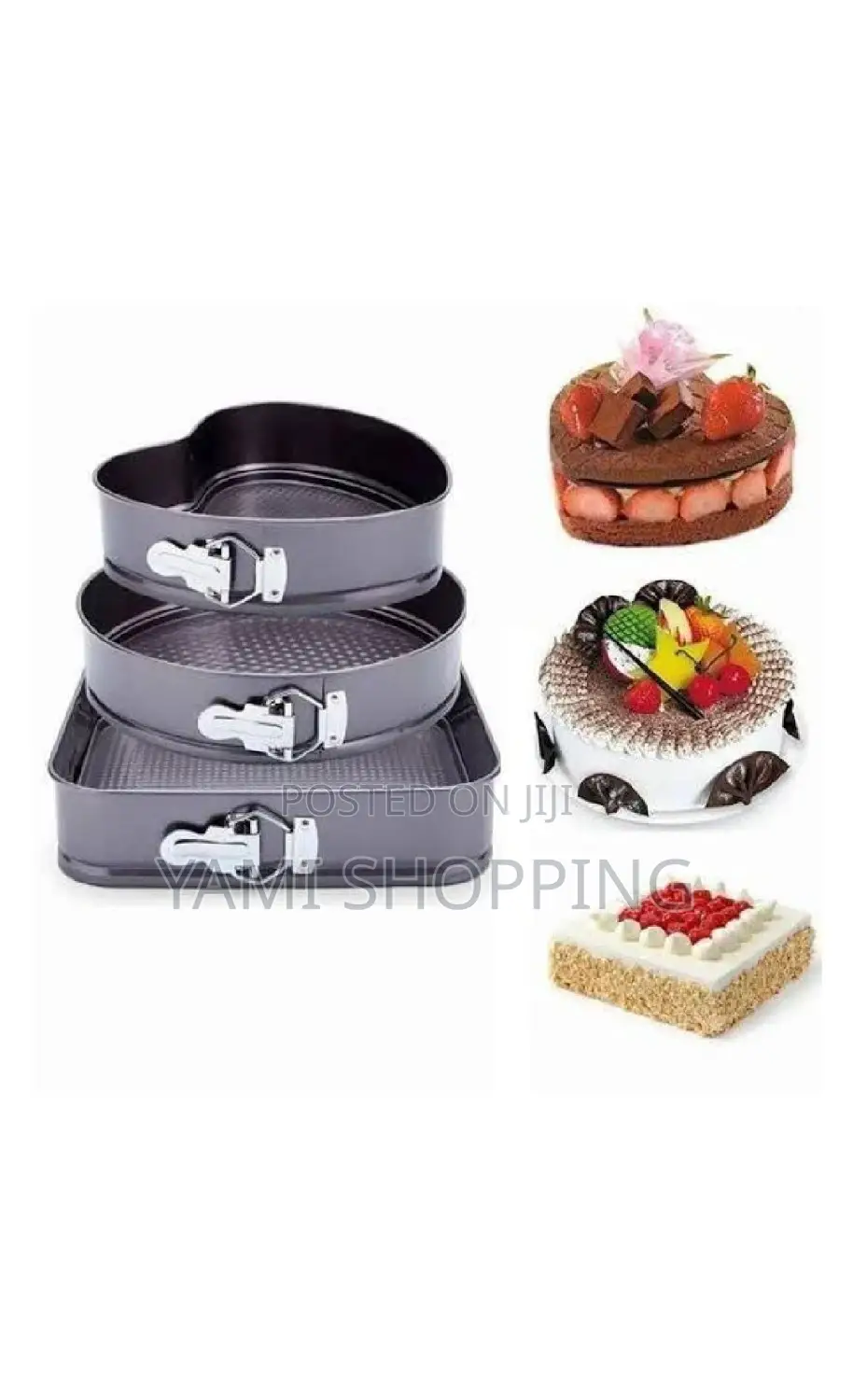 3pcs Non Stick Cake Mould
