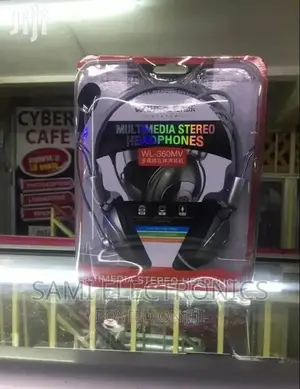 Headphone With Mic ለኢንተርኔት ቤቶች የሚሆን ባለማይክ ሄድፎን Wired Headset