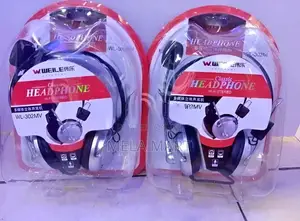Headphone With Mic Weile Multimedia Headphone Wired Headset ባለማይክ ሄድፎን