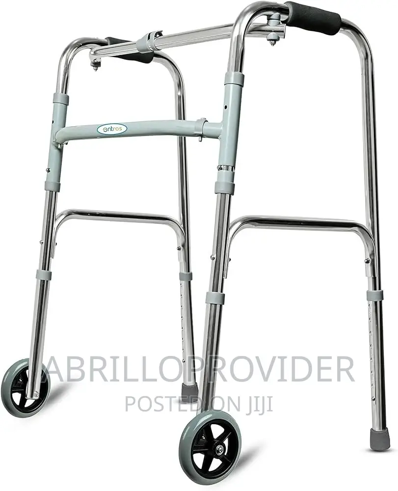 Lightweight Height Adjustable Folding Walker]Walker[Walker\