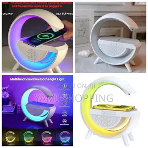 Photo - Led Wireless Charging With Bluetooth Speaker