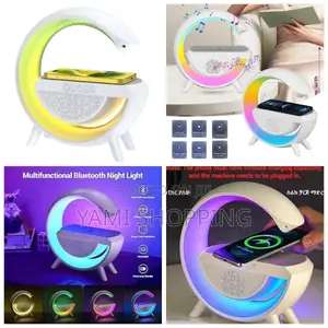 Led Wireless Charging With Bluetooth Speaker