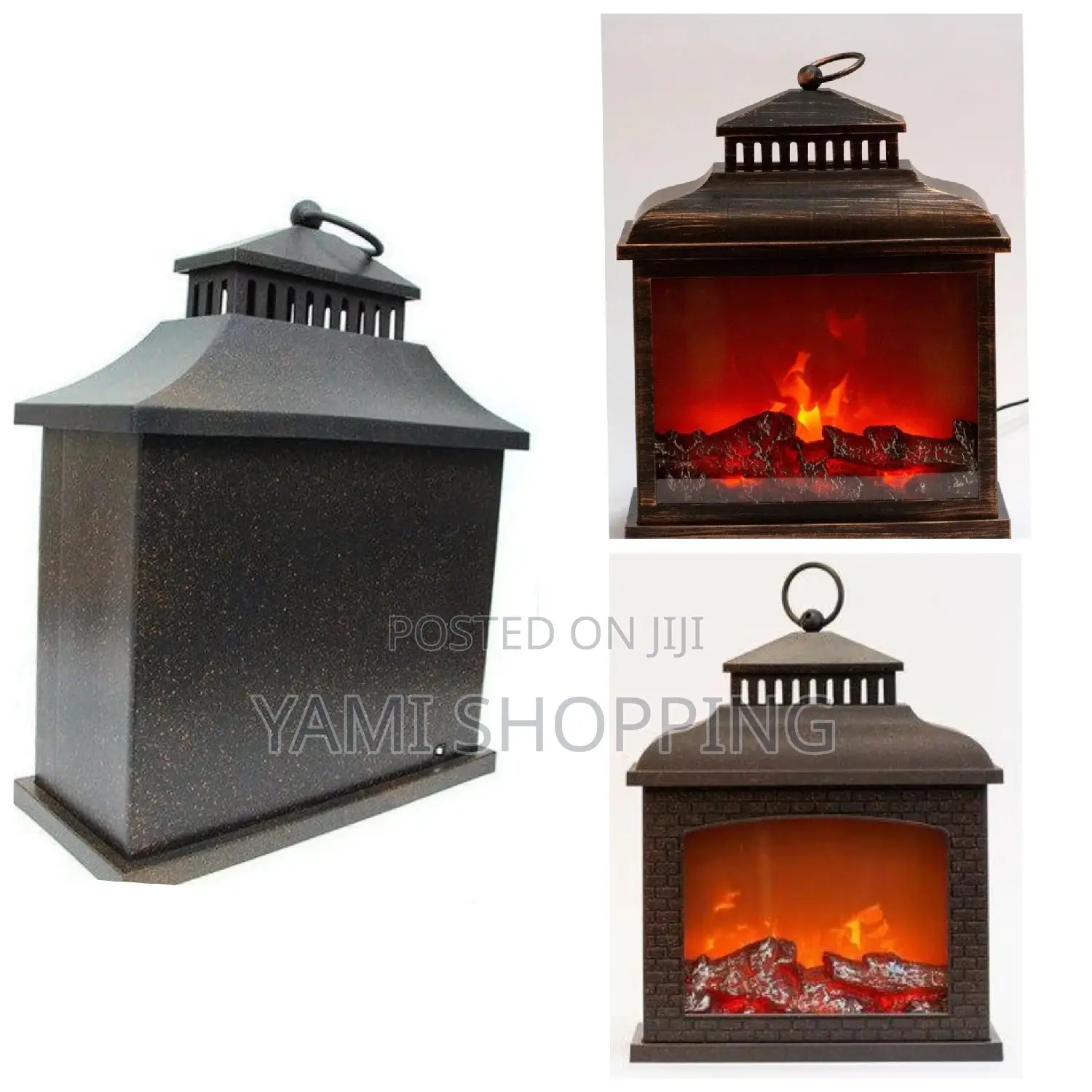 LED Fireplace Lantern