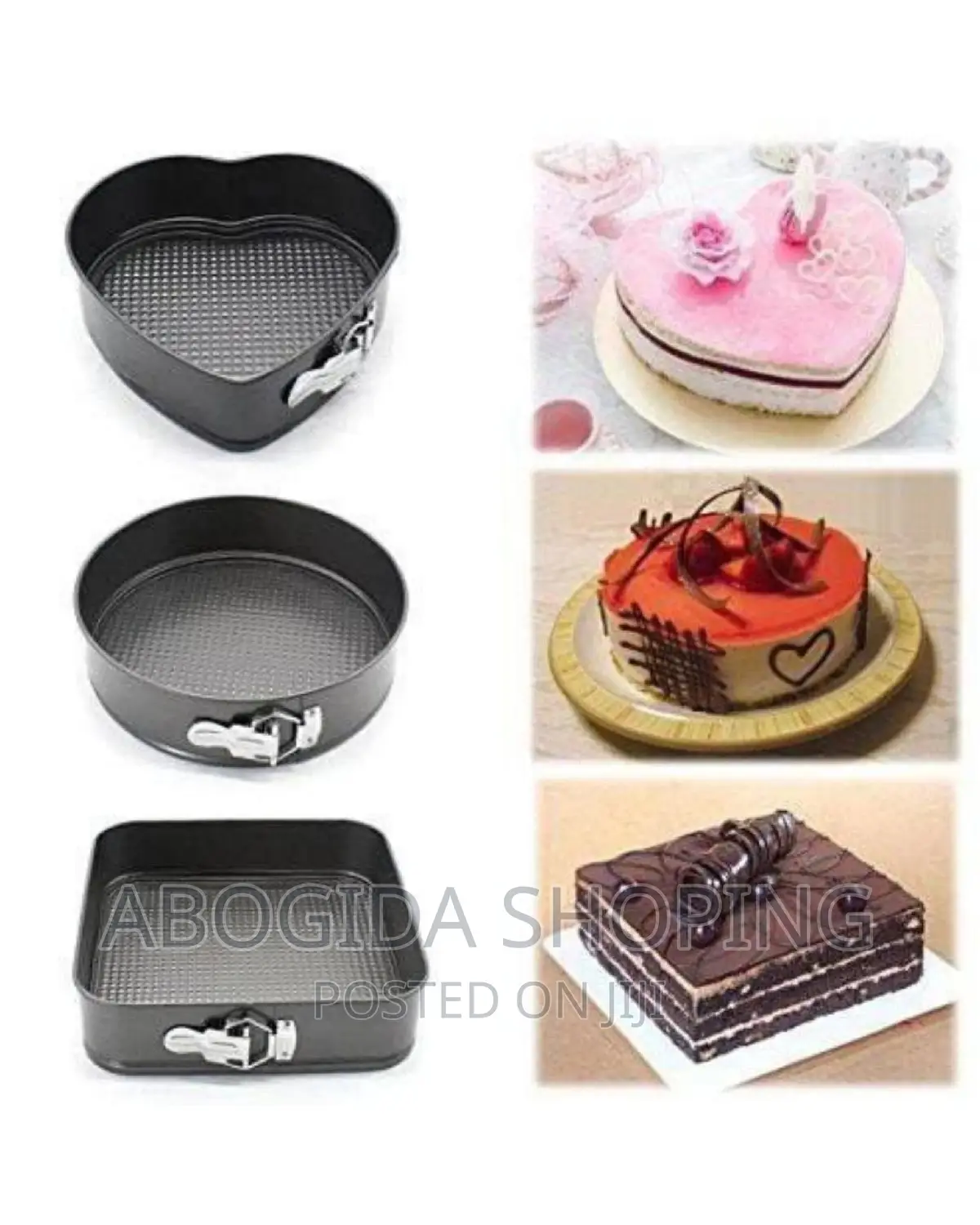 3pcs Non Stick Cake Mould