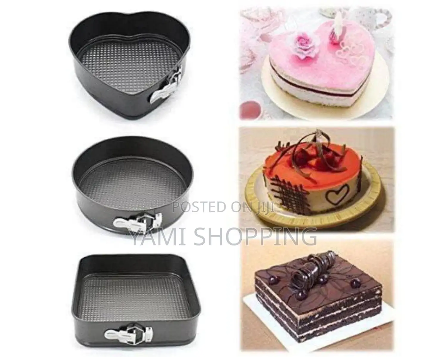3pcs Non Stick Cake Mould