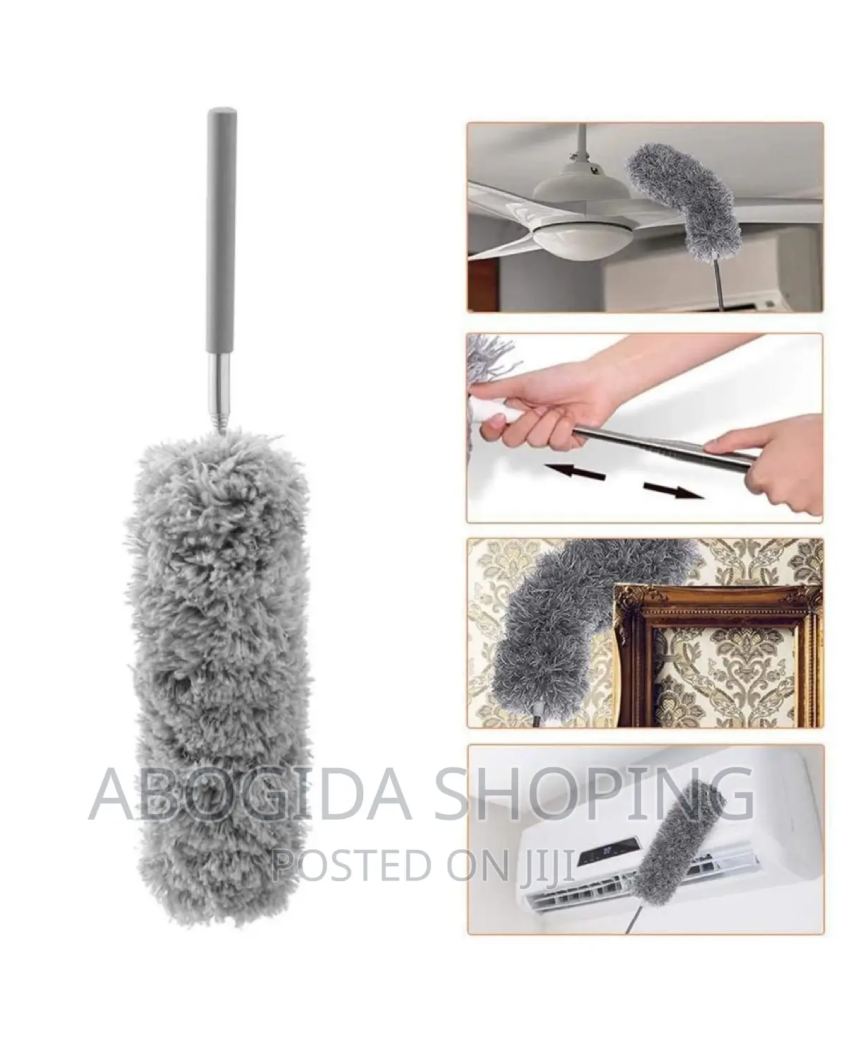 Microfiber Duster With Telescopic Extension Pole
