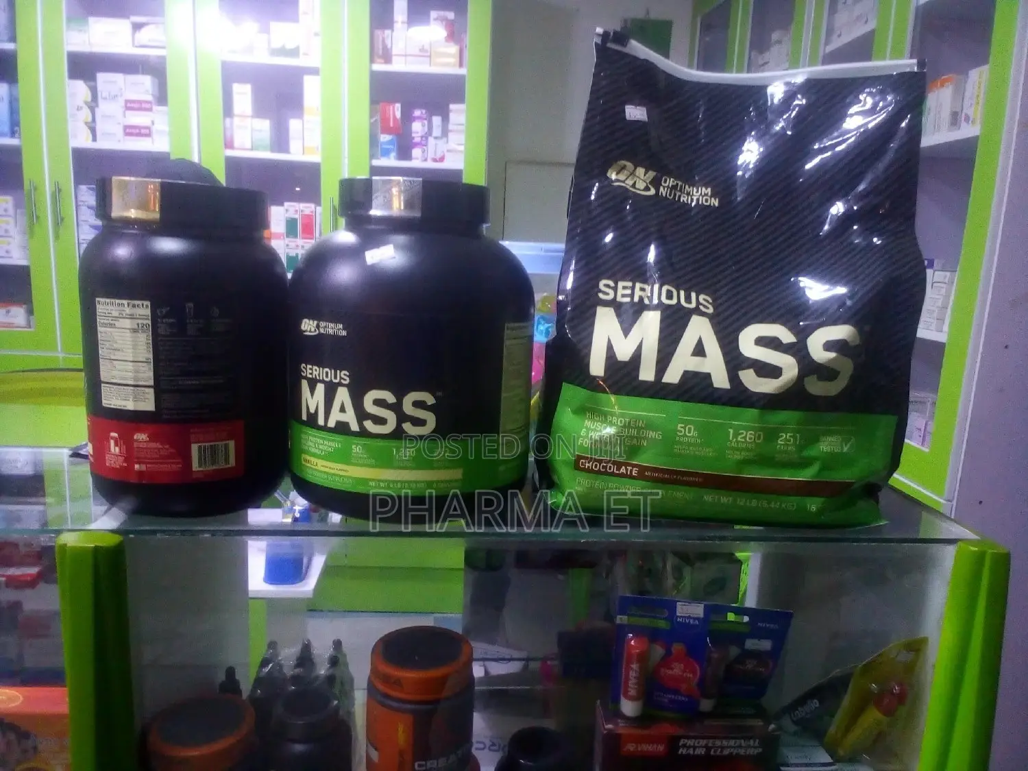 Gold Whey and Serious Mass