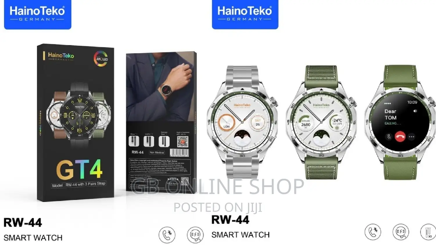 Haino Teko Germany Rw44 Round Screen Amoled Smart Watch