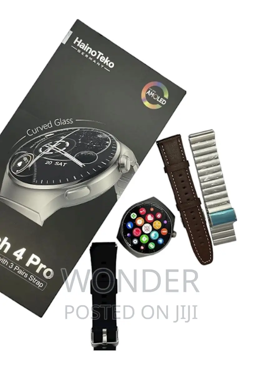 Hainoteko Watch 4 Pro RW32 Amoled Curved Display