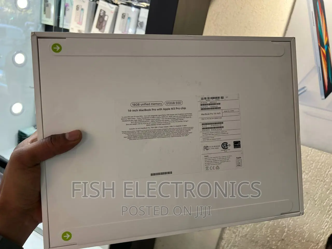 New Apple MacBook Pro 2023 M3 14-Inch 18GB Apple M3 Pro SSD 512GB