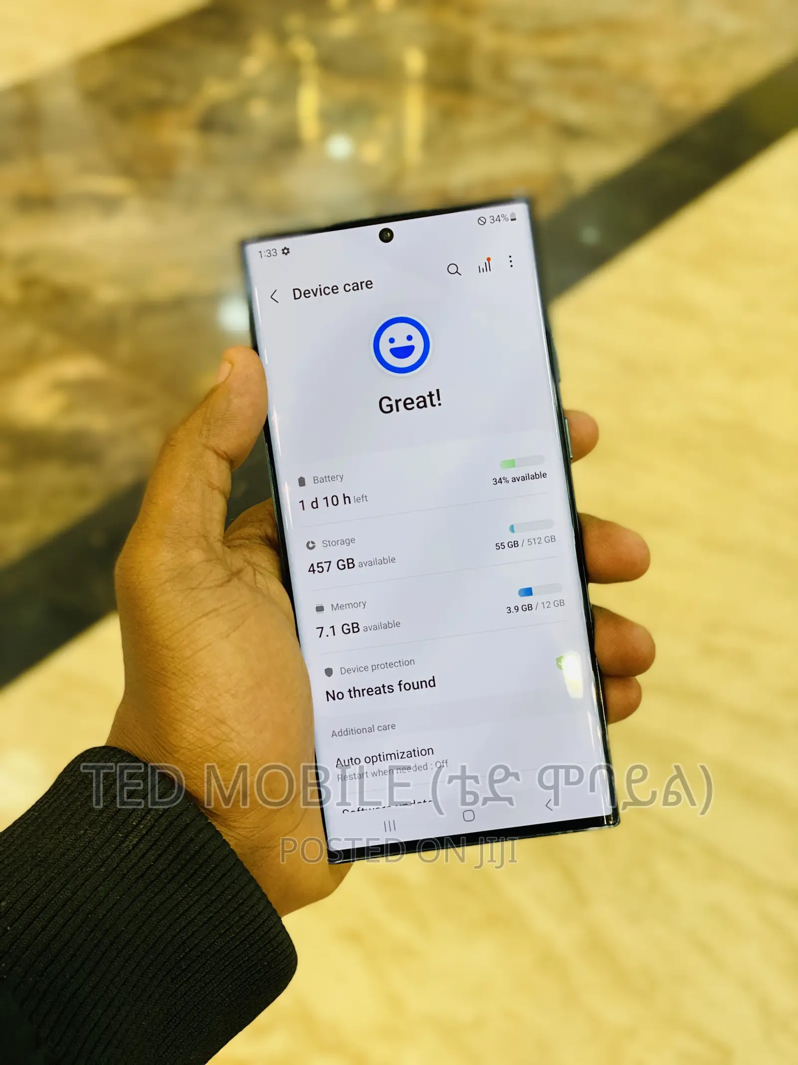 New Samsung Galaxy S22 Ultra 512 GB Gray