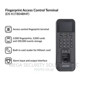Photo - Hikvision Finger Print Access Control and Attendance Machine