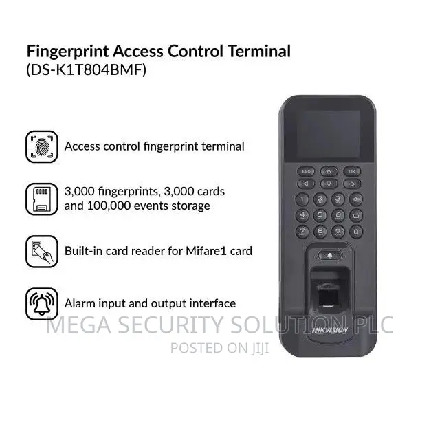 Hikvision Finger Print Access Control and Attendance Machine