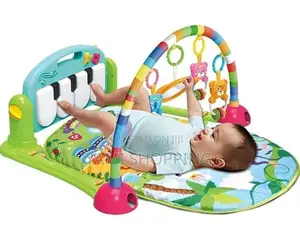 Baby Piano Fitness Play Gym Mat Educational Activity(ትልቁ)