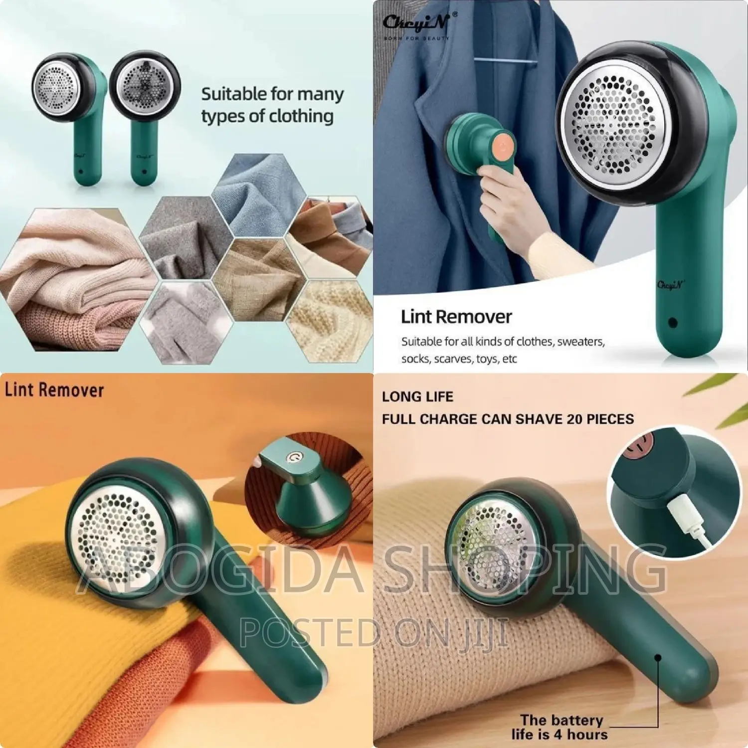 Rechargeable Clothes Lint Remover