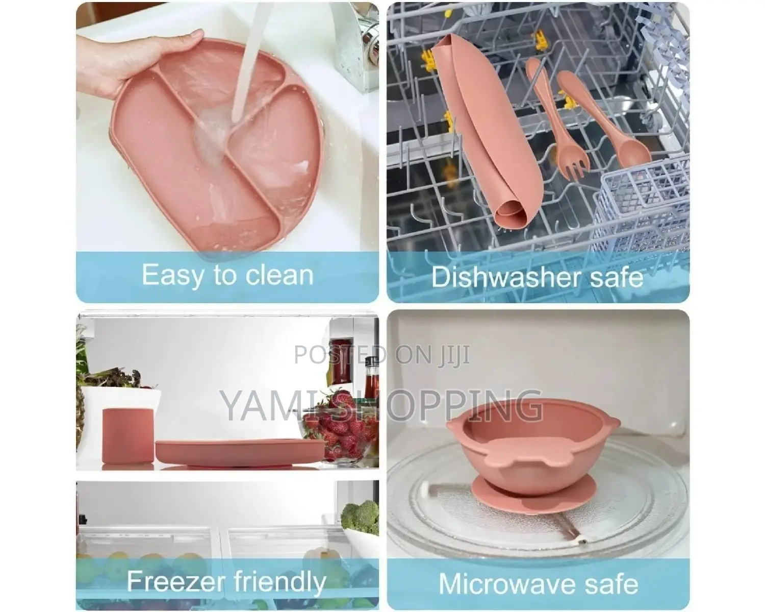 Silicone Baby Feeding Set of 6