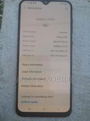 Samsung Galaxy A30s 64 GB Black