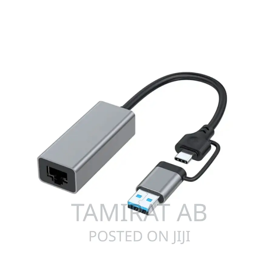 USB3.0/Type-c3.1 to RJ45 Ethernet Adapter for Laptop PC