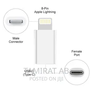 Type-C Female to Lightning Male Adapter Converter Connector