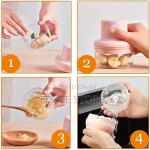 Rechargeable Mini Electric Garlic Machine