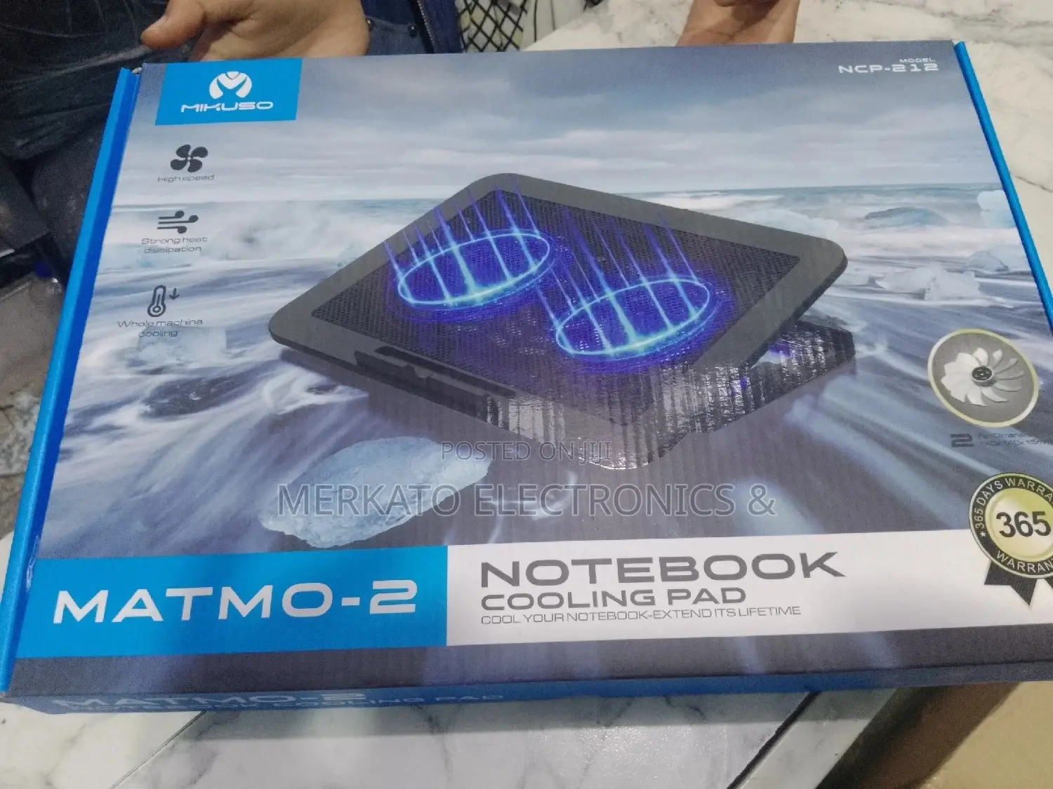 Laptop Cooling Pad and Stand | ማቀዝቀዣ እና ማስቀመጫ