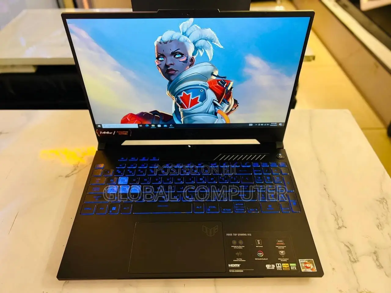 New Laptop Asus TUF Gaming A15 8GB AMD Ryzen 5 SSD 256GB