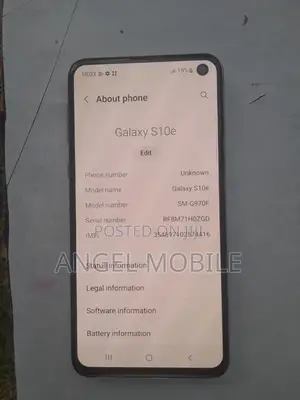 New Samsung Galaxy S10e 128 GB Gray