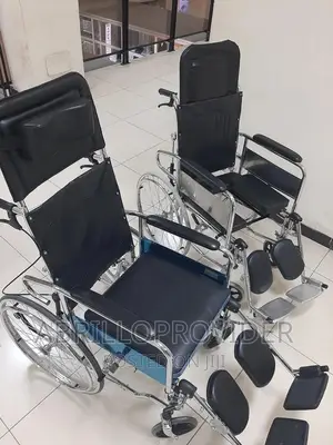 NEW~Commode~Reclining~Wheelchair^Wheelchair^Wheelchair^Potty