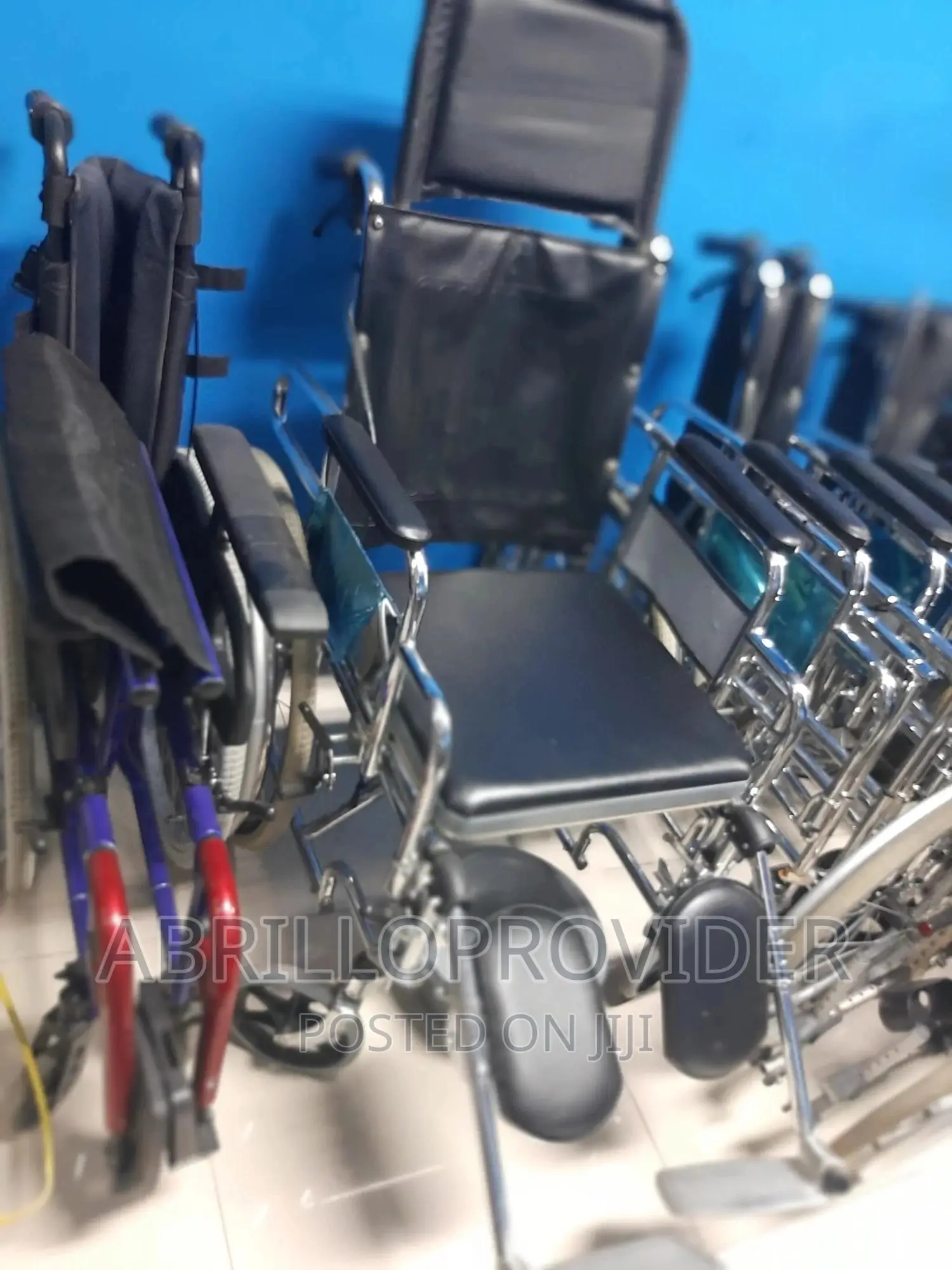 Used Reclining Commode Aluminium Wheelchair^Wheelchair*Potty