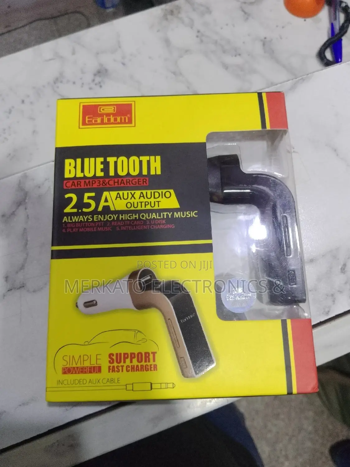 Car Mp3 and Charger | Blutooth Car Music | መኪና ውስጥ ሙዚቃ ማዳመጫ