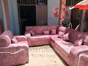 L-Shaped Corner Sofa Made of Wooden Material With High Quali