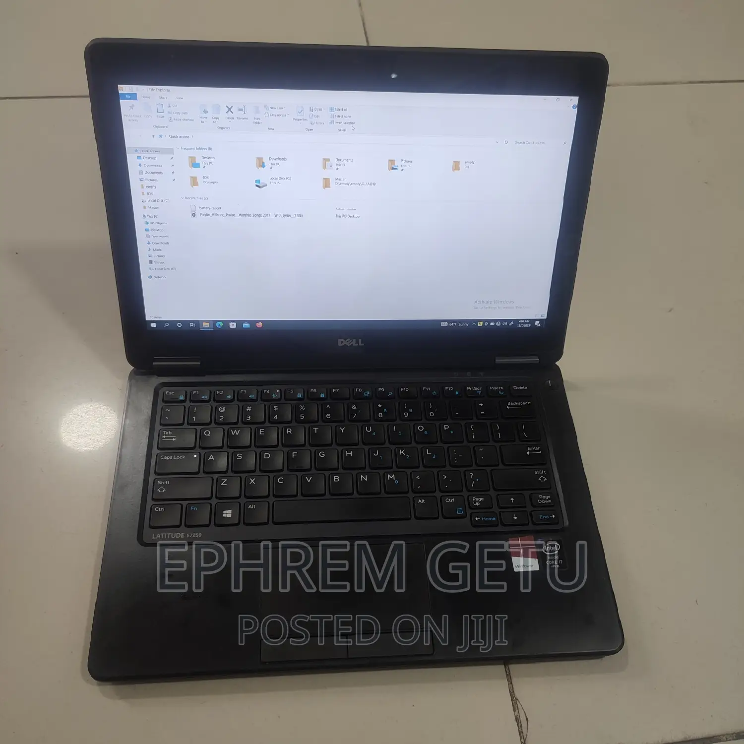 Laptop Dell Latitude 12 7250 8GB Intel Core I7 SSD 256GB