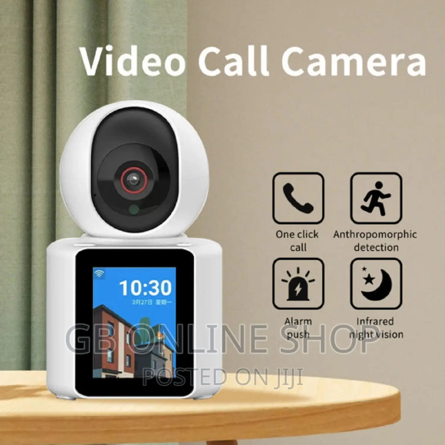 Video Calling Camera With 2.8 Inch Hd Screen Indoor Camera