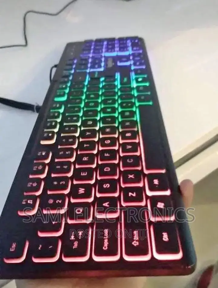 Gaming Keyboard and Mouse RGB Keyboard and Mouse ጌሚንግ ኪቦርድ