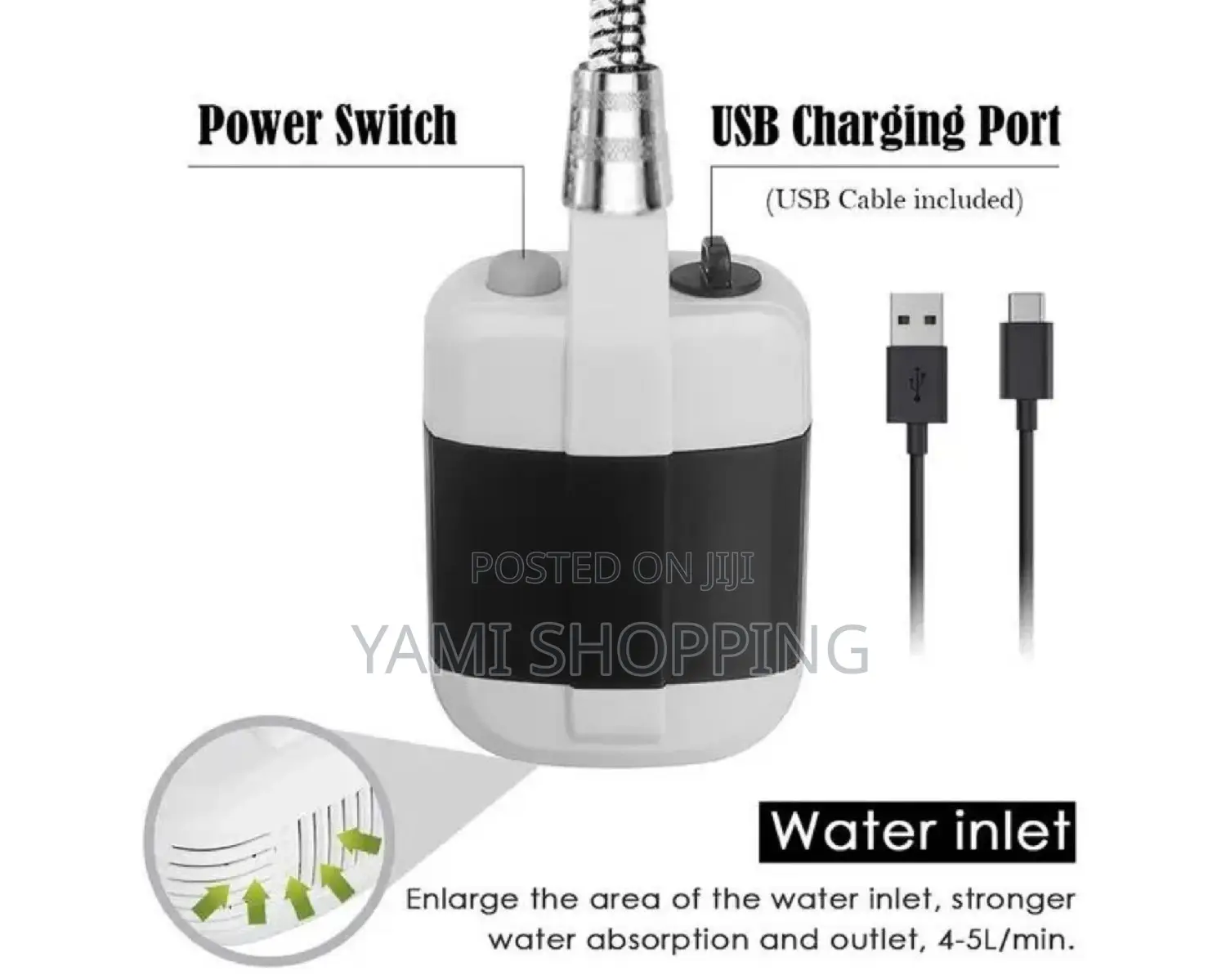 Portable Outdoor Shower Pump