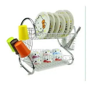 Photo - 2 Layers Dish Drainer