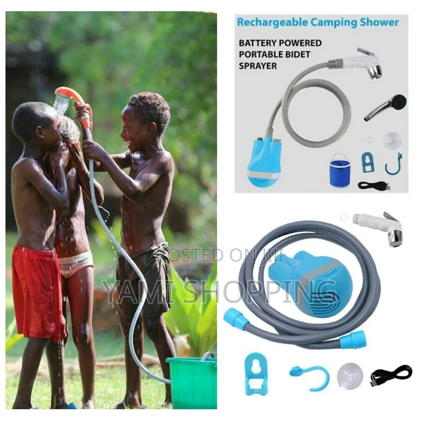 ተንቀሳቃሽ ሻወር Portable Shower
